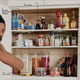 A peek inside the pantry.